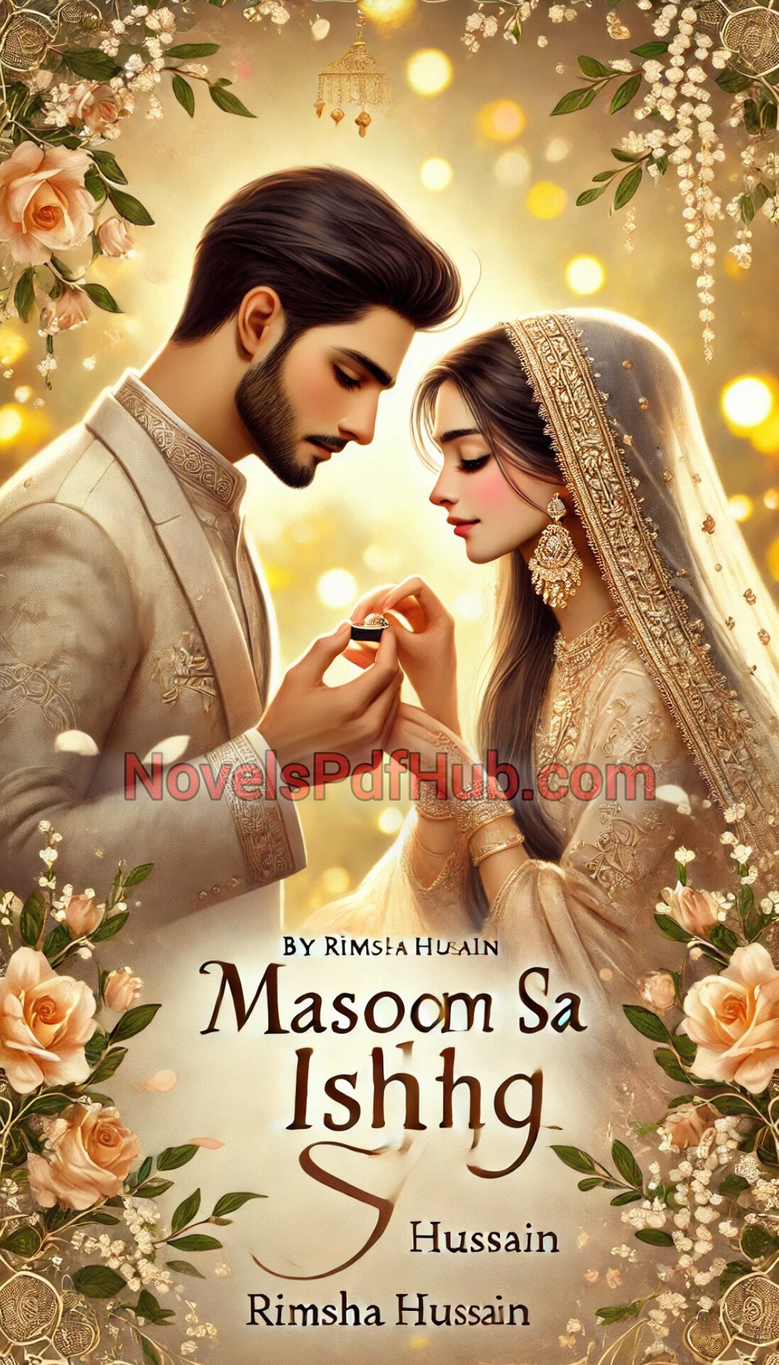 Masoom Sa Ishq novel by Rimsha Hussain - Urdu romantic novel cover