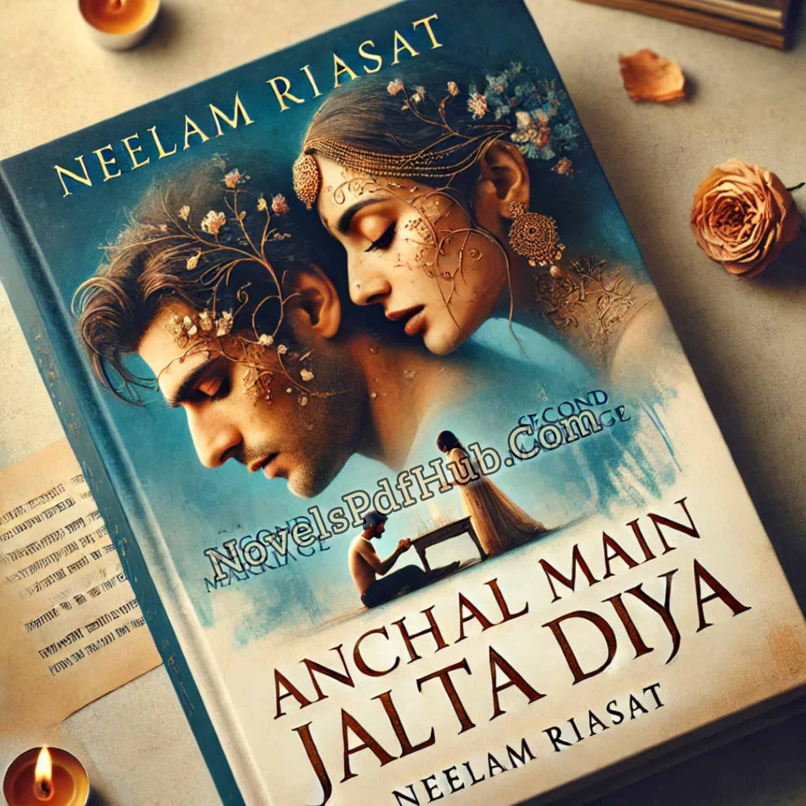 Anchal Mein Jalta Diya by Neelam Riasat Cover Image